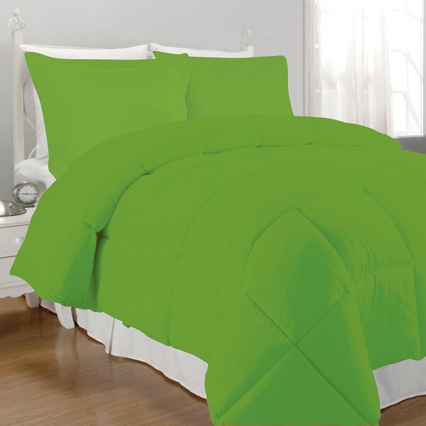 Sea Foam Green Comforter Set Wayfair   Carley Reversible Comforter Set 